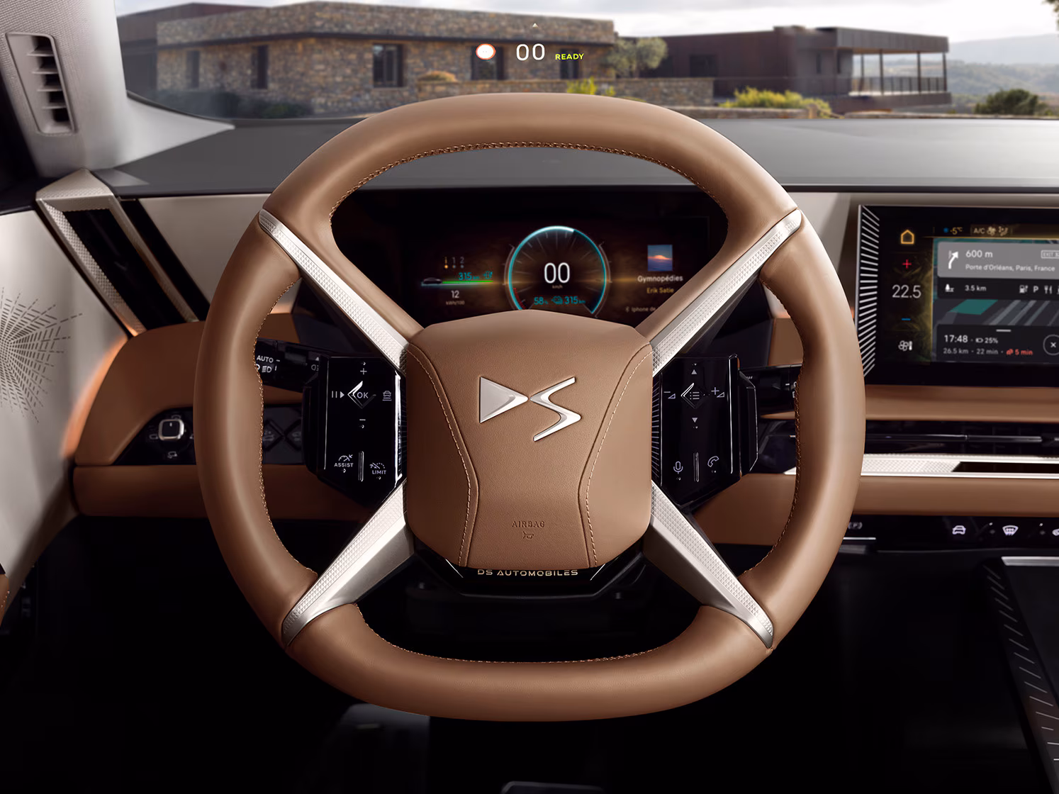 1 5 0 50 N8 full grain leather steering wheel 4 3